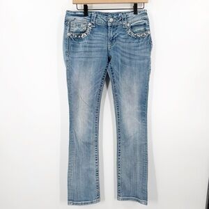 Miss Me Signature Straight Stretch Jeans
